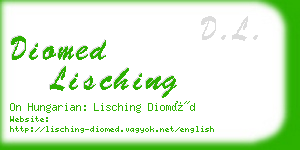 diomed lisching business card